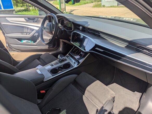 2021 Audi A6 45 TFSI V (C8), серый, 4650000 рублей - вид 12