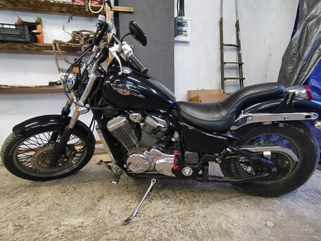 1994 Honda Steed 400, чёрный, 220000 рублей, вид 2