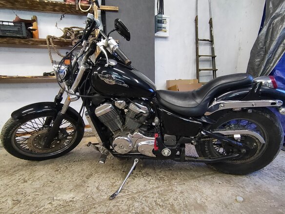 1994 Honda Steed 400, чёрный, 220000 рублей - вид 1