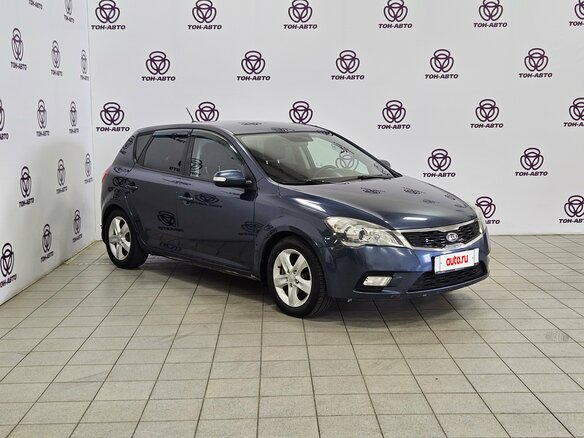 2012 Kia Ceed I Рестайлинг, синий - вид 2