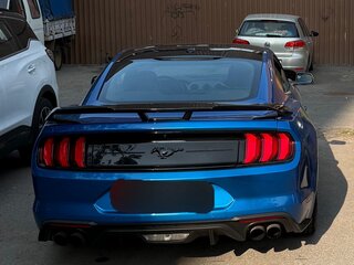 2018 Ford Mustang VI Рестайлинг, синий, 3100000 рублей, вид 4