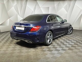 2018 Mercedes-Benz C-Класс 200 IV (W205) Рестайлинг, синий, 3014004 рублей, вид 2