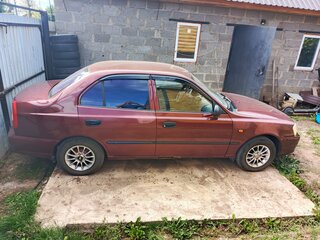 2007 Hyundai Accent ТагАЗ II, красный, 220000 рублей, вид 2