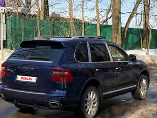2009 Porsche Cayenne Diesel I Рестайлинг (957), синий, 1500000 рублей, вид 4