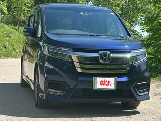 2018 Honda Stepwgn Spada V Рестайлинг, синий, 2600000 рублей, вид 2