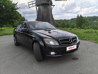 2010 Mercedes-Benz C-Класс 180 BlueEFFICIENCY III (W204), чёрный, 1100000 рублей, вид 3