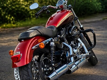 2019 Harley-Davidson Sportster 1200, красный, 1000000 рублей, вид 1
