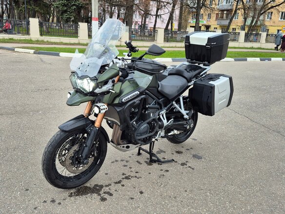 2013 Triumph Tiger Explorer, зелёный, 800000 рублей