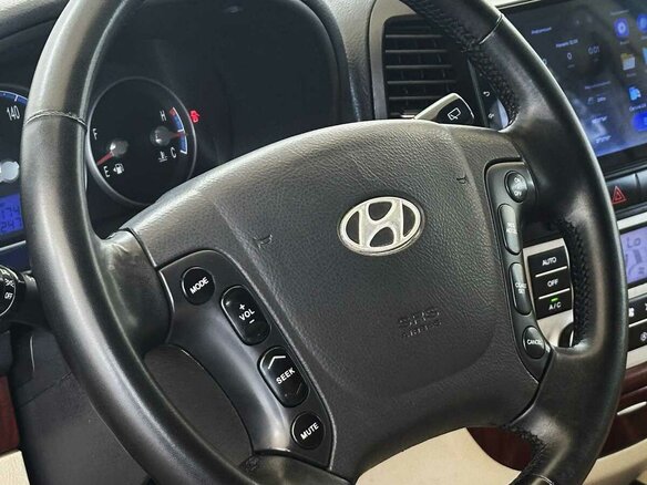 2008 Hyundai Santa Fe II, чёрный, 920000 рублей - вид 12