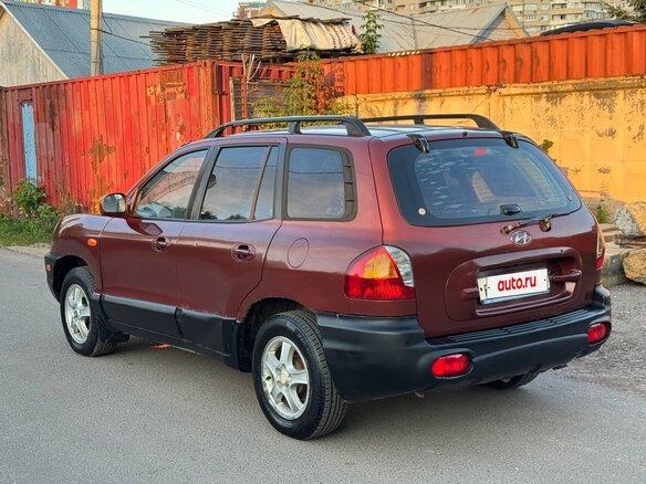 2001 Hyundai Santa Fe I, коричневый, 300000 рублей - вид 6