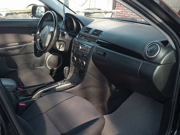 2008 Mazda 3 I (BK) Рестайлинг, чёрный, 530000 рублей - вид 6