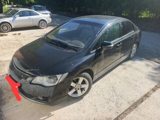 2009 Honda Civic VIII Рестайлинг, чёрный, 780000 рублей, вид 1