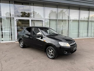 2013 Lada (ВАЗ) Granta I, чёрный, 335000 рублей, вид 3