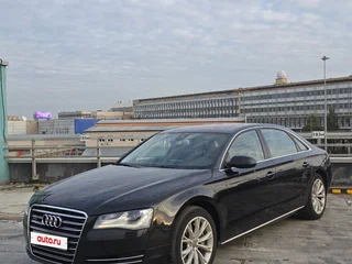 2012 Audi A8 Long III (D4), чёрный, 949000 рублей, вид 2