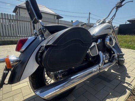 2003 Honda Shadow 400, серебристый, 450000 рублей, вид 5
