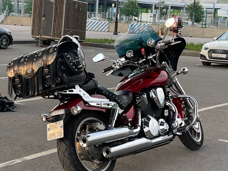 2008 Honda VTX 1800, красный, 720000 рублей, вид 1