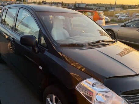 2008 Nissan Tiida I, чёрный, 495000 рублей, вид 3