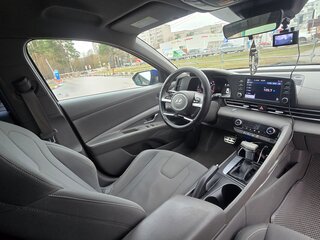 2021 Hyundai Elantra VII (CN7), синий, 1750000 рублей, вид 3