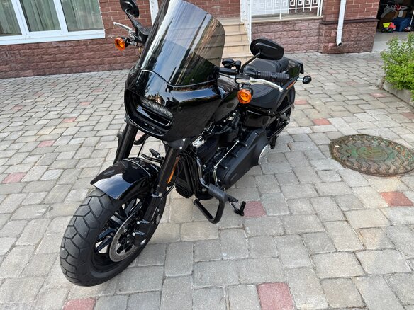 2021 Harley-Davidson Fat Bob, чёрный, 2200000 рублей - вид 1