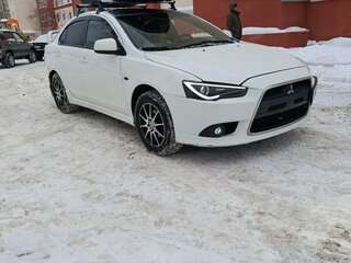 2012 Mitsubishi Lancer X Рестайлинг, белый, 650000 рублей, вид 1
