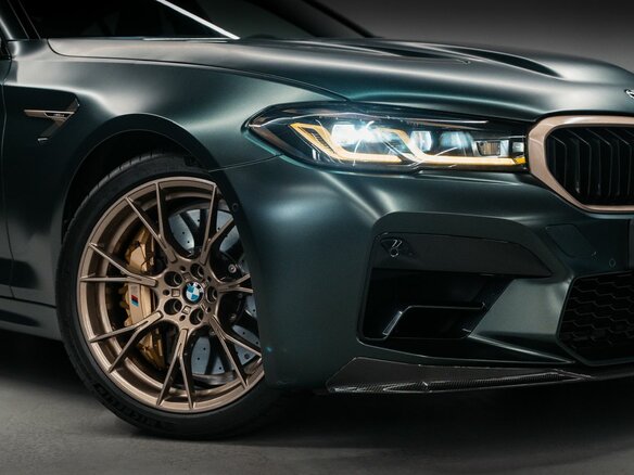 2021 BMW M5 CS VI (F90) Рестайлинг, зелёный - вид 7