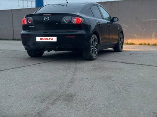 2008 Mazda 3 I (BK) Рестайлинг, чёрный, 610000 рублей, вид 4