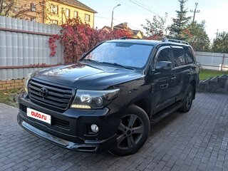 2013 Toyota Land Cruiser 200 Series Рестайлинг 1, чёрный, 3450000 рублей, вид 2