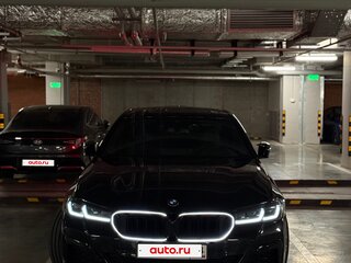 2022 BMW 5 серии 530i xDrive VII (G30/G31/G38) Рестайлинг, чёрный, 4200000 рублей, вид 2