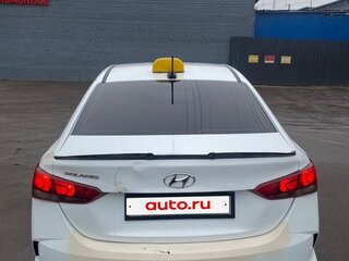 2020 Hyundai Solaris II Рестайлинг, белый, 865000 рублей, вид 3