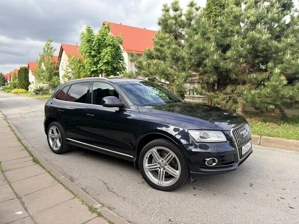 2014 Audi Q5 I (8R) Рестайлинг, синий, 2220000 рублей - вид 2
