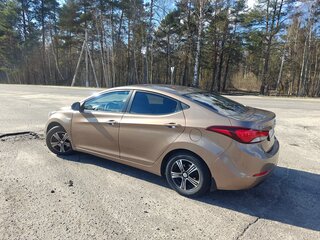 2014 Hyundai Elantra V (MD) Рестайлинг, коричневый, 875000 рублей, вид 4