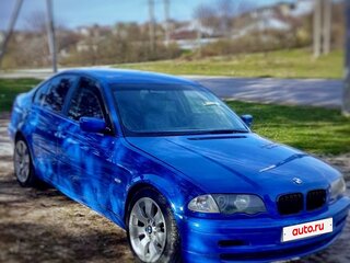 1998 BMW 3 серии 320i IV (E46), синий, 550000 рублей, вид 1