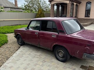 2001 Lada (ВАЗ) 2107, красный, 120000 рублей, вид 3