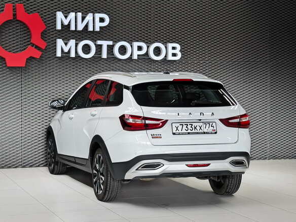 2024 Lada (ВАЗ) Vesta SW Cross I Рестайлинг (NG), белый - вид 5