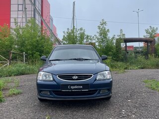 2006 Hyundai Accent ТагАЗ II, синий, 300000 рублей, вид 1