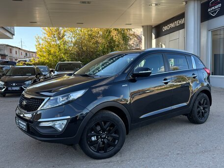 2014 Kia Sportage III Рестайлинг, чёрный, 1490000 рублей, вид 1