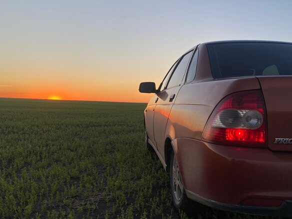 2007 Lada (ВАЗ) Priora I, красный, 230000 рублей - вид 11