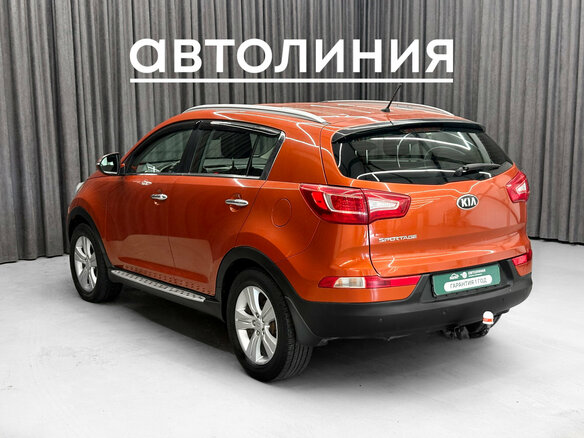 2013 Kia Sportage III, оранжевый, 1199000 рублей - вид 4