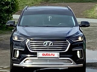 2017 Hyundai Santa Fe Grand III Рестайлинг, чёрный, 2780000 рублей, вид 4