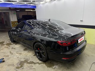 2018 Audi A8 55 TFSI IV (D5), чёрный, 3800000 рублей, вид 4