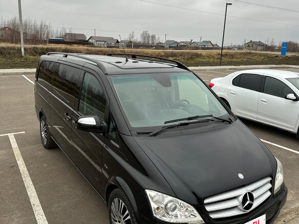 2012 Mercedes-Benz Viano Extralong L3 I (W639) Рестайлинг, чёрный, 2500000 рублей - вид 2