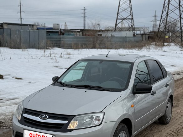 2016 Lada (ВАЗ) Granta I, серебристый, 460000 рублей