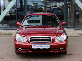 2005 Hyundai Sonata IV (EF) Рестайлинг, красный, 447000 рублей, вид 2