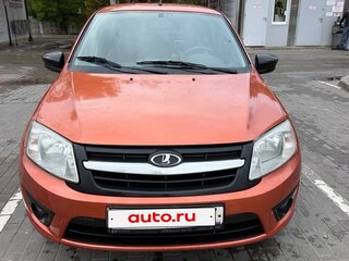 2014 Lada (ВАЗ) Granta I, оранжевый, 400000 рублей, вид 2