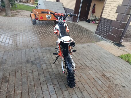 2024 Kayo Basic TT125, оранжевый, 59999 рублей, вид 3