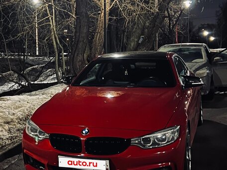 2014 BMW 4 серии 420i F32/F33/F36, красный, вид 2