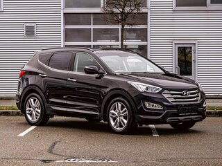 2015 Hyundai Santa Fe III, чёрный, 1765000 рублей, вид 3