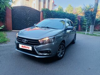 2019 Lada (ВАЗ) Vesta SW I, серый, 965000 рублей, вид 4