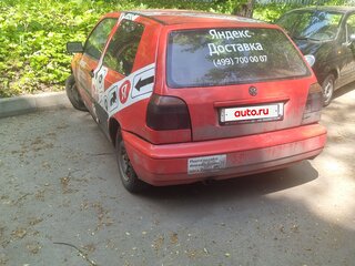 1993 Volkswagen Golf III, красный, 130000 рублей, вид 1