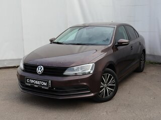 2016 Volkswagen Jetta VI Рестайлинг, коричневый, 949000 рублей, вид 1